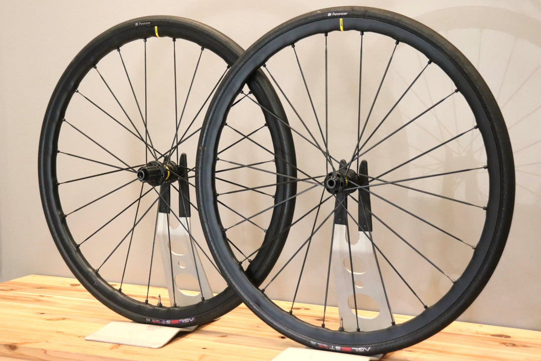 訳アリ マヴィック MAVIC キシリウム KSYRIUM SL 25 DISC UST アルミ チューブレスレディ ホイールセット シマノ11S/12S 19C 【仙台店】
