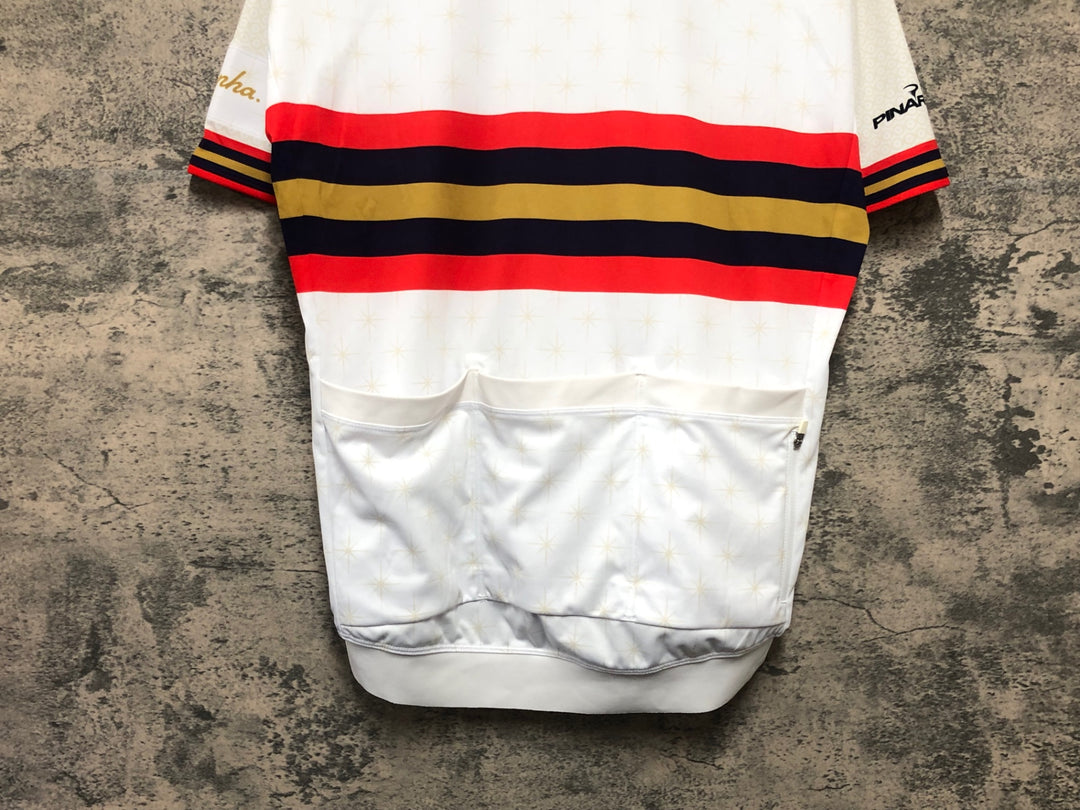 KL480 ラファ Rapha CORE JERSEY WIGGINS 半袖 サイクルジャージ 白 L