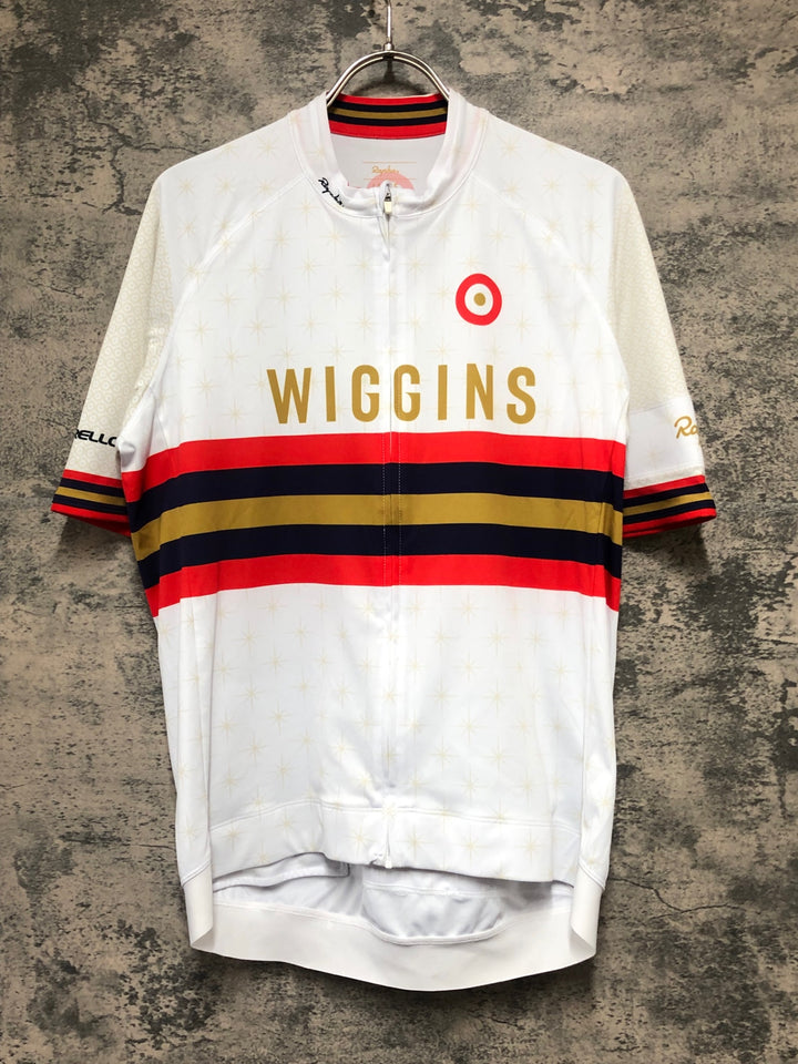 KL480 ラファ Rapha CORE JERSEY WIGGINS 半袖 サイクルジャージ 白 L