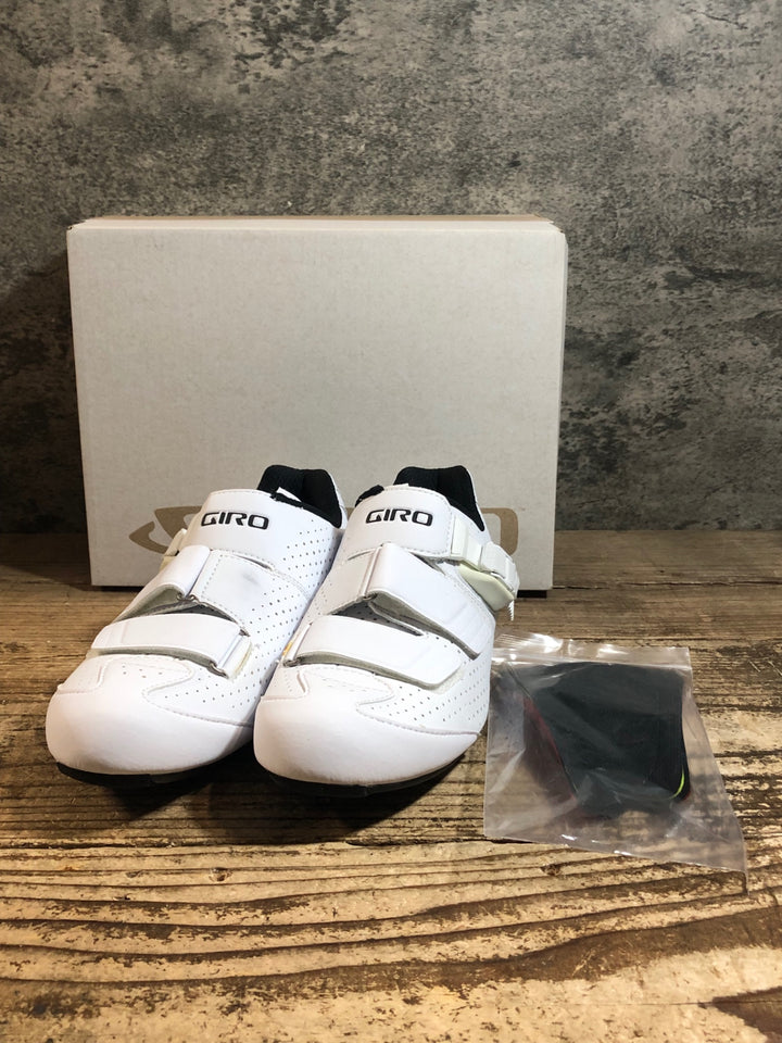 JZ684 ジロ GIRO TRANS E70 ビンディングシューズ EU41 SPD-SL 白 未使用品