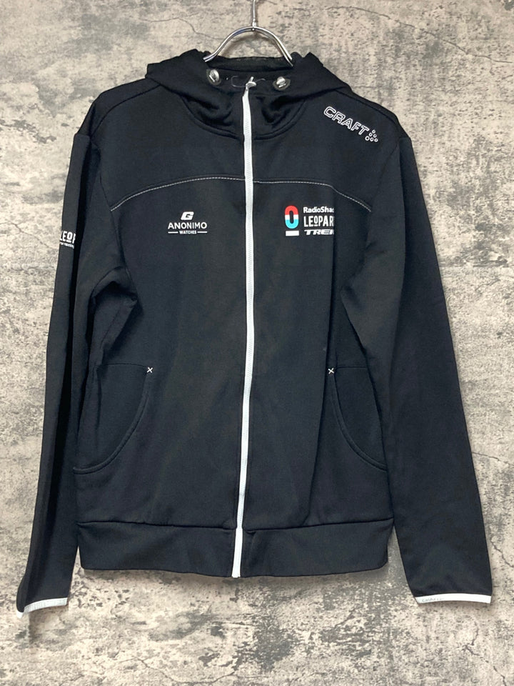 JV549 クラフト CRAFT 長袖 パーカー 黒 M 裏起毛 TREK