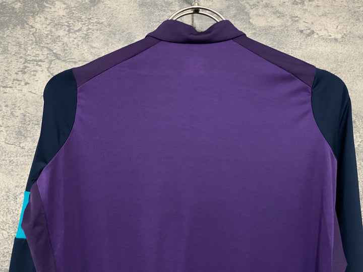 KB327 ラファ RAPHA PRO TEAM LONG SLEEVE TRAINING JERSEY 長袖 サイクルジャージ S 紫