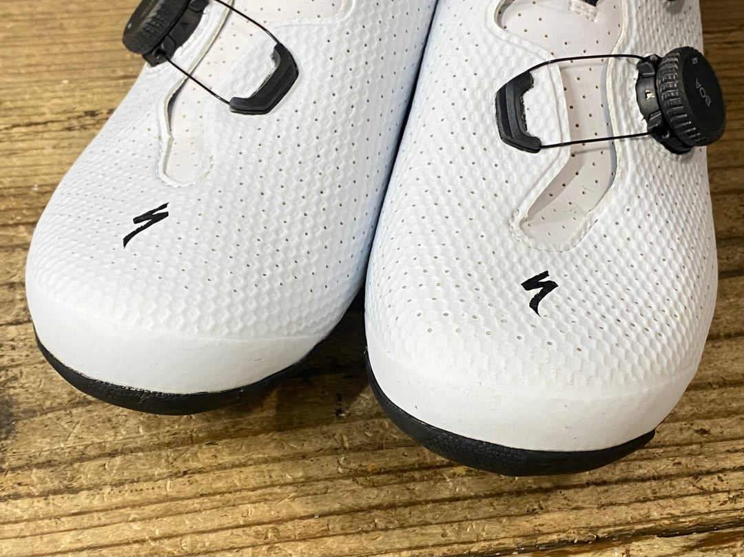 JZ619 スペシャライズド SPECIALIZED TORCH 3.0 ビンディングシューズ 白 EU40
