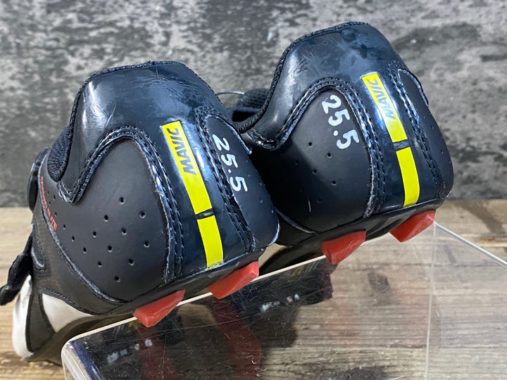 KG424 マヴィック MAVIC COSMIC ELITE ビンディングシューズ ブラック ホワイト EU40 2/3 ※ペン字あり