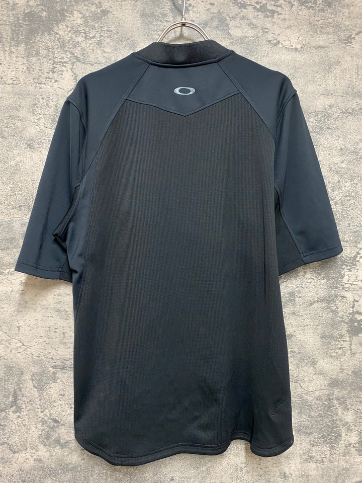 JL166 オークリー OAKLEY 半袖 シャツ 黒 Ｍ