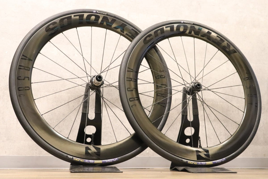 レイノルズ REYNOLDS AR58C DB カーボン チューブレスレディ ホイールセット シマノ 11/12S 【さいたま浦和店】