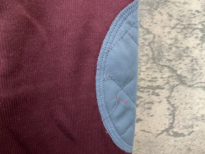 KL404 イザドア Isadore Signature Shield Long Sleeve Jersey 長袖 サイクルジャージ バーガンディー XS ほつれ