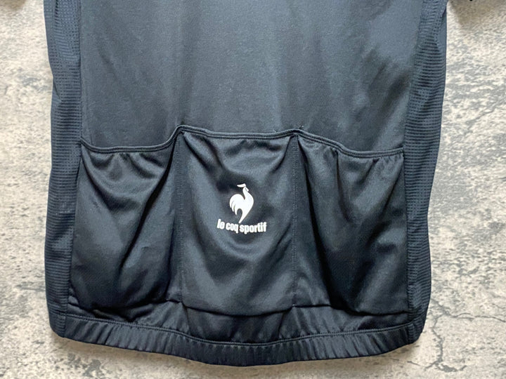 JP151 ルコックスポルティフ le coq sportif 半袖 サイクルジャージ 黒 M
