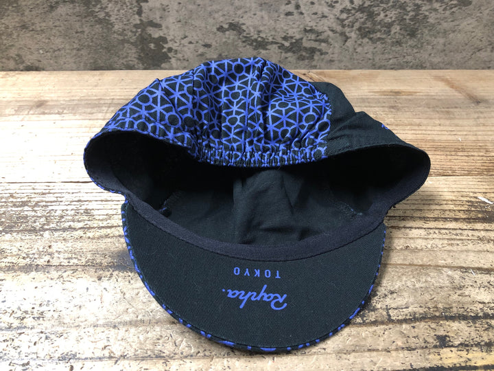 KA299 ラファ Rapha CLUB HOUSE MERCH CAP サイクルキャップ 黒 紫 ワンサイズ ※動物の毛