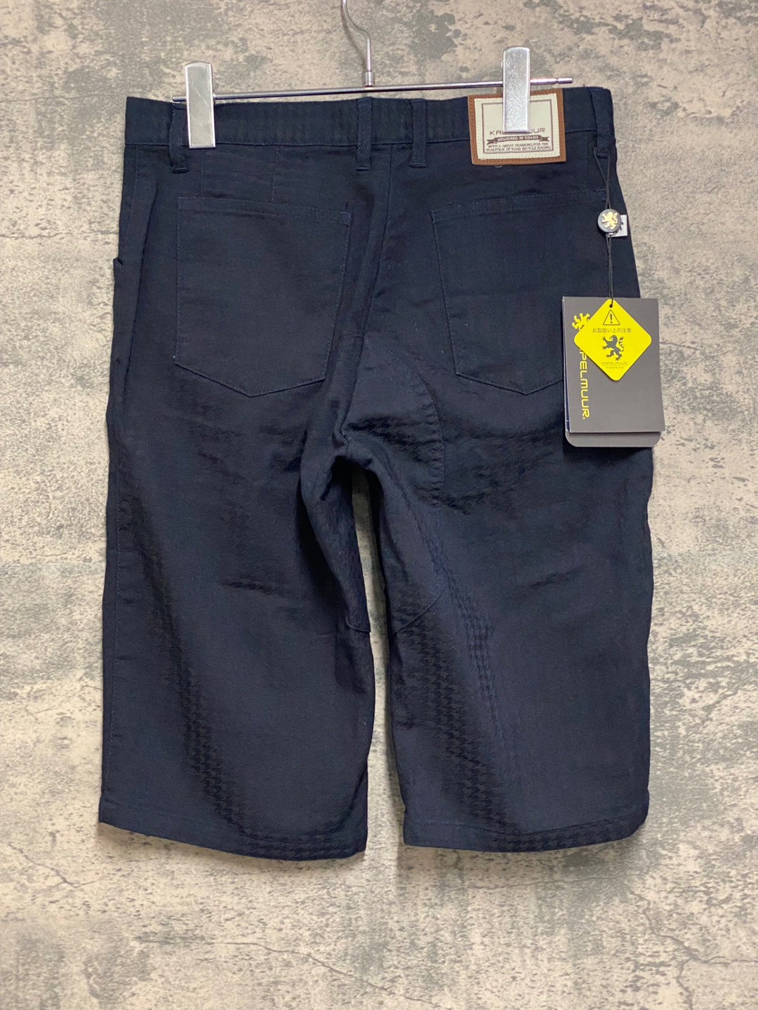 JO531 カペルミュール KAPELMUUR 児島デニム サイクルパンツ ハーフ 紺 千鳥 XS 未使用