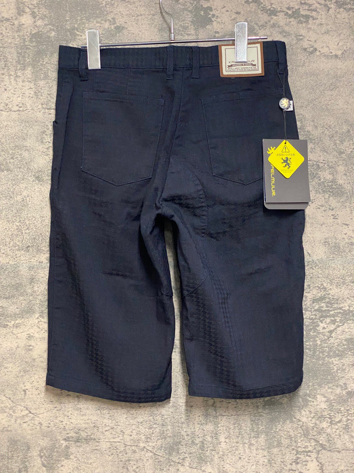 JO531 カペルミュール KAPELMUUR 児島デニム サイクルパンツ ハーフ 紺 千鳥 XS 未使用