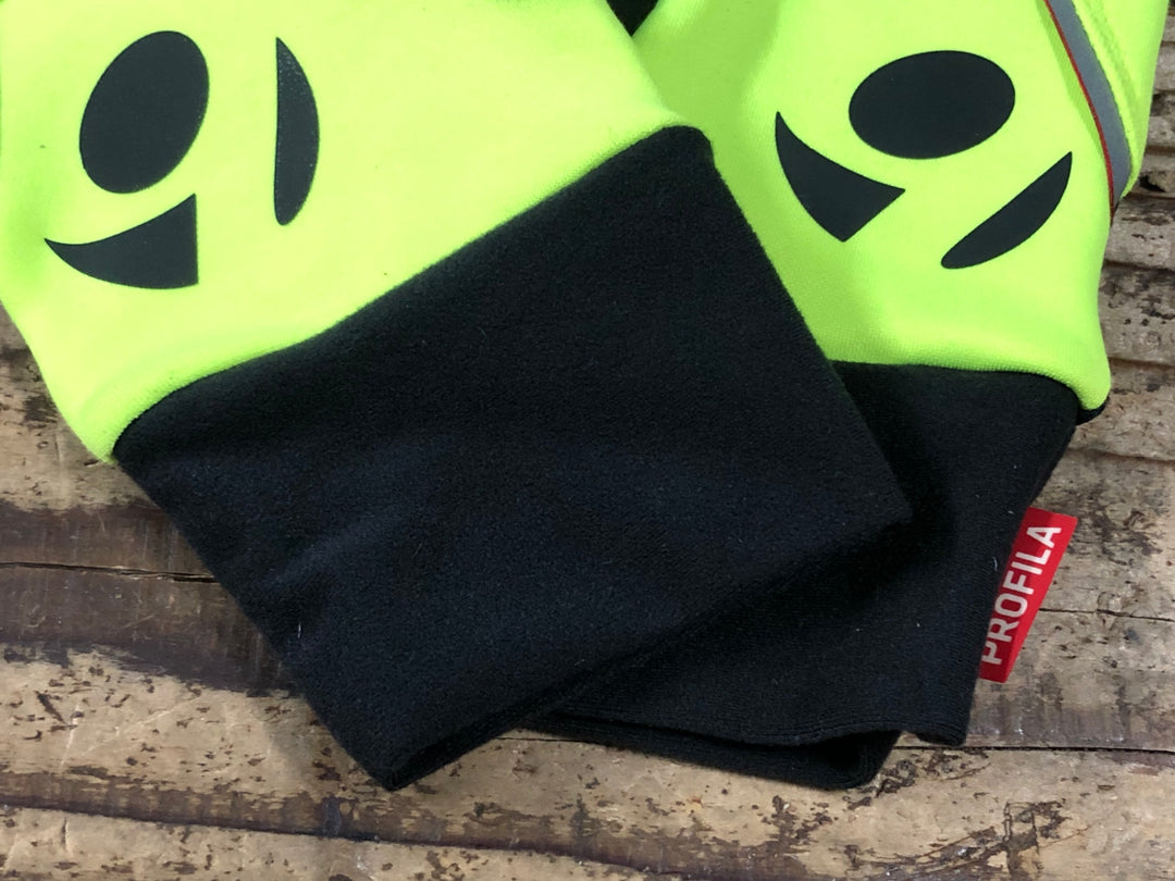 KN180 ボントレガー BONTRAGER 長指 グローブ 黄 黒 S/M 裏起毛