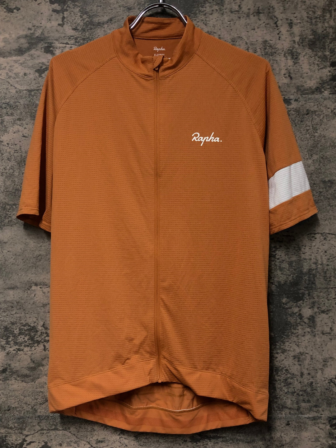 JV756 ラファ Rapha MEN'S CORE LIGHTWEIGHT JERSEY 半袖サイクルジャージ オレンジ XL