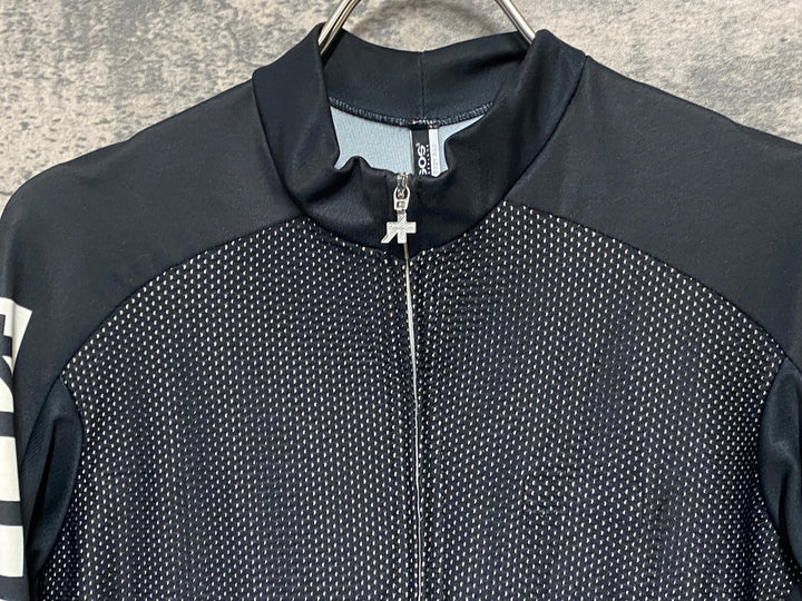 JW289 アソス ASSOS INTERMEDIATE EVO 長袖 サイクルジャージ 黒 XL