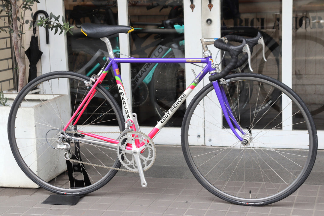 エディメルクス EDDY MERCKX コルサ エクストラ CORSA EXTRA 1992モデル サンツアー シュパーブプロ 8S スチール ロードバイク 【横浜店】