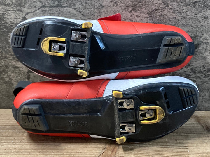 KG065 フィジーク fizik TRANSIRO HYDRA ビンディングシューズ ホワイト/レッド EU44 SPD-SL