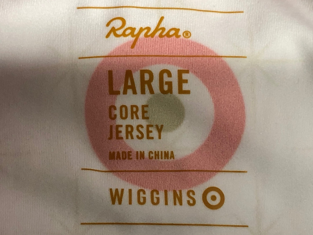 KL480 ラファ Rapha CORE JERSEY WIGGINS 半袖 サイクルジャージ 白 L