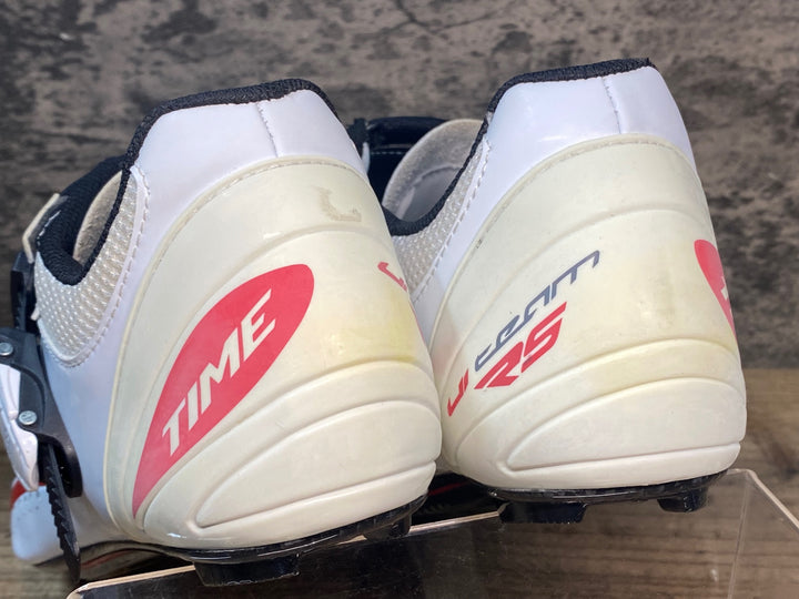 JR489 タイム TIME ULTEAM RS CARBON ビンディングシューズ 白 EU41.5