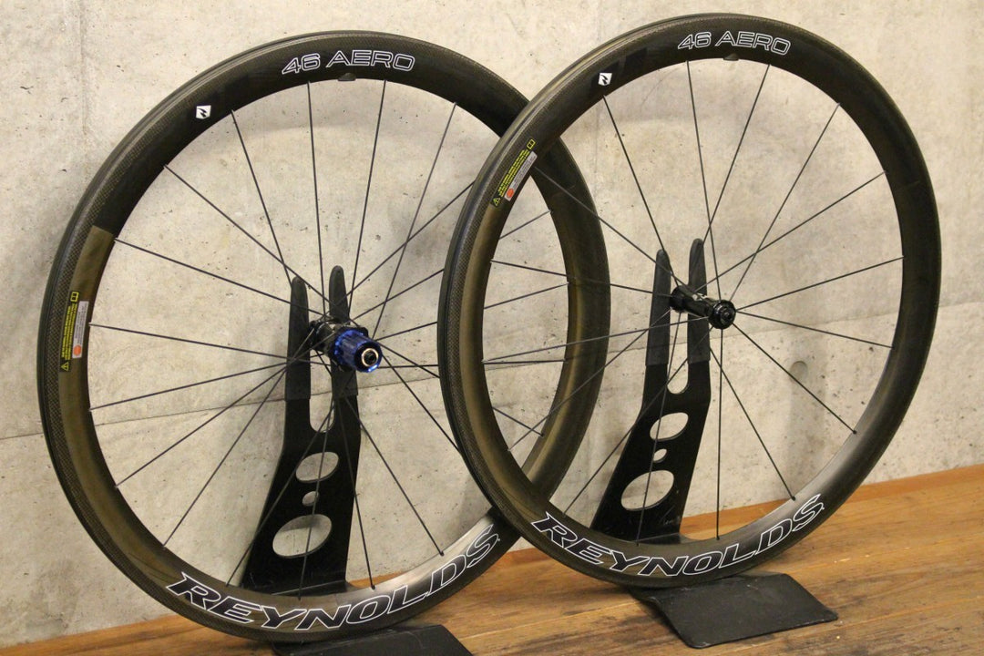 レイノルズ REYNOLDS 46 FORTY SIX カーボン クリンチャー ホイールセット シマノ 12/11S 【福岡店】