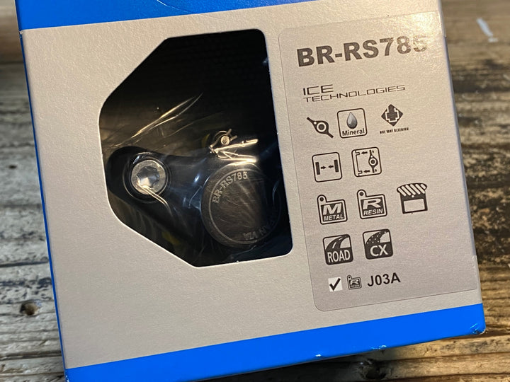 JU374 シマノ SHIMANO BR-RS785 油圧ディスクブレーキキャリパー 前後セット ポストマウント 未使用