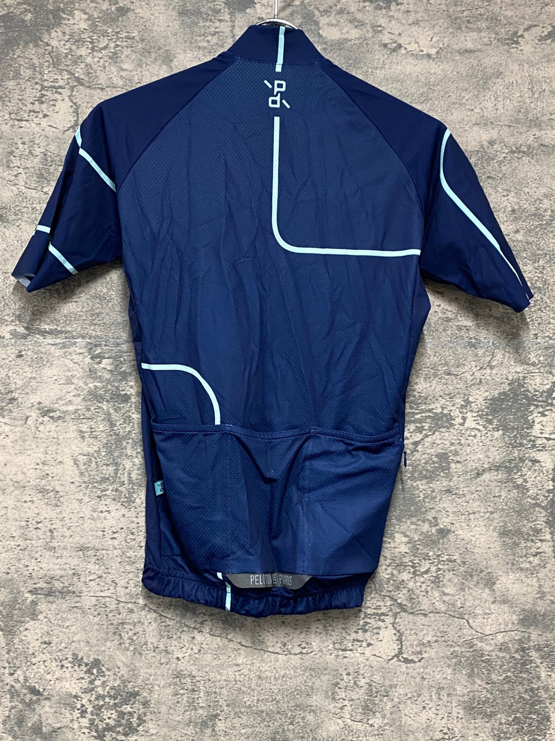 JW762 プロトンドパリ PELOTON DE PARIS Domestique Tron SS Jersey 半袖 サイクルジャージ 紺 S
