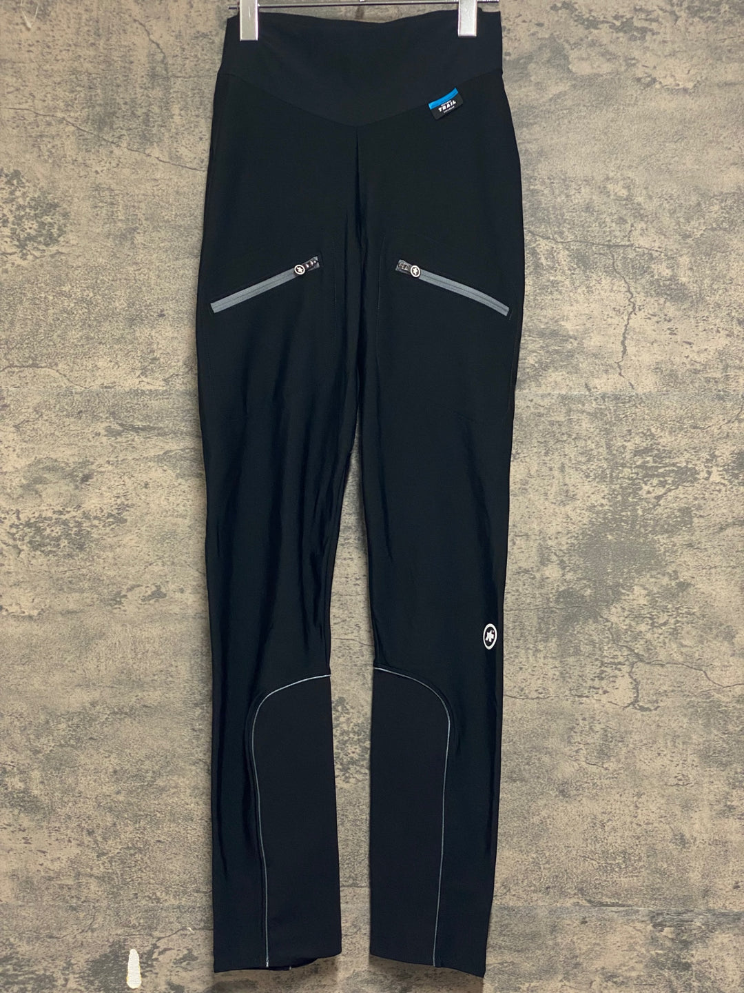 KQ670 アソス assos MOD.DEP. WINTER CARGO PANTS ロングパンツ 黒 S 裏起毛