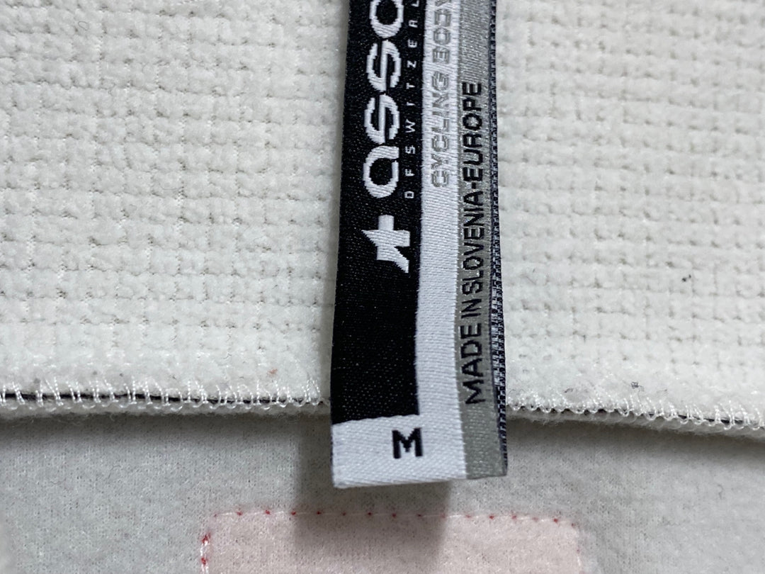 JN939 アソス assos 長袖 サイクルジャケット 白 M 裏起毛