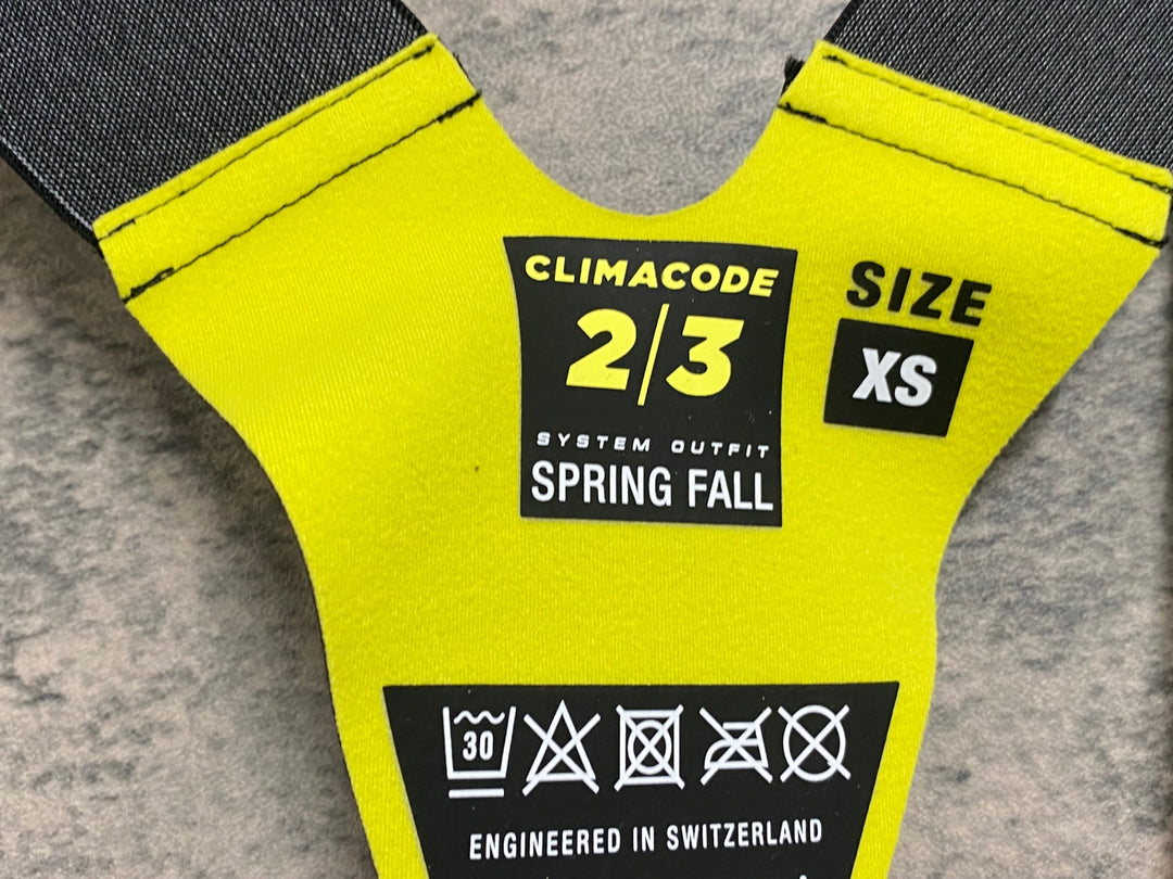 JY228 アソス assos LL23 RS ビブタイツ 黒 XS 裏起毛