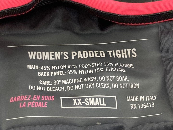 JE300 ラファ Rapha WOMEN'S PADDED TIGHTS レーサータイツ グレー レディース XXS 裏起毛
