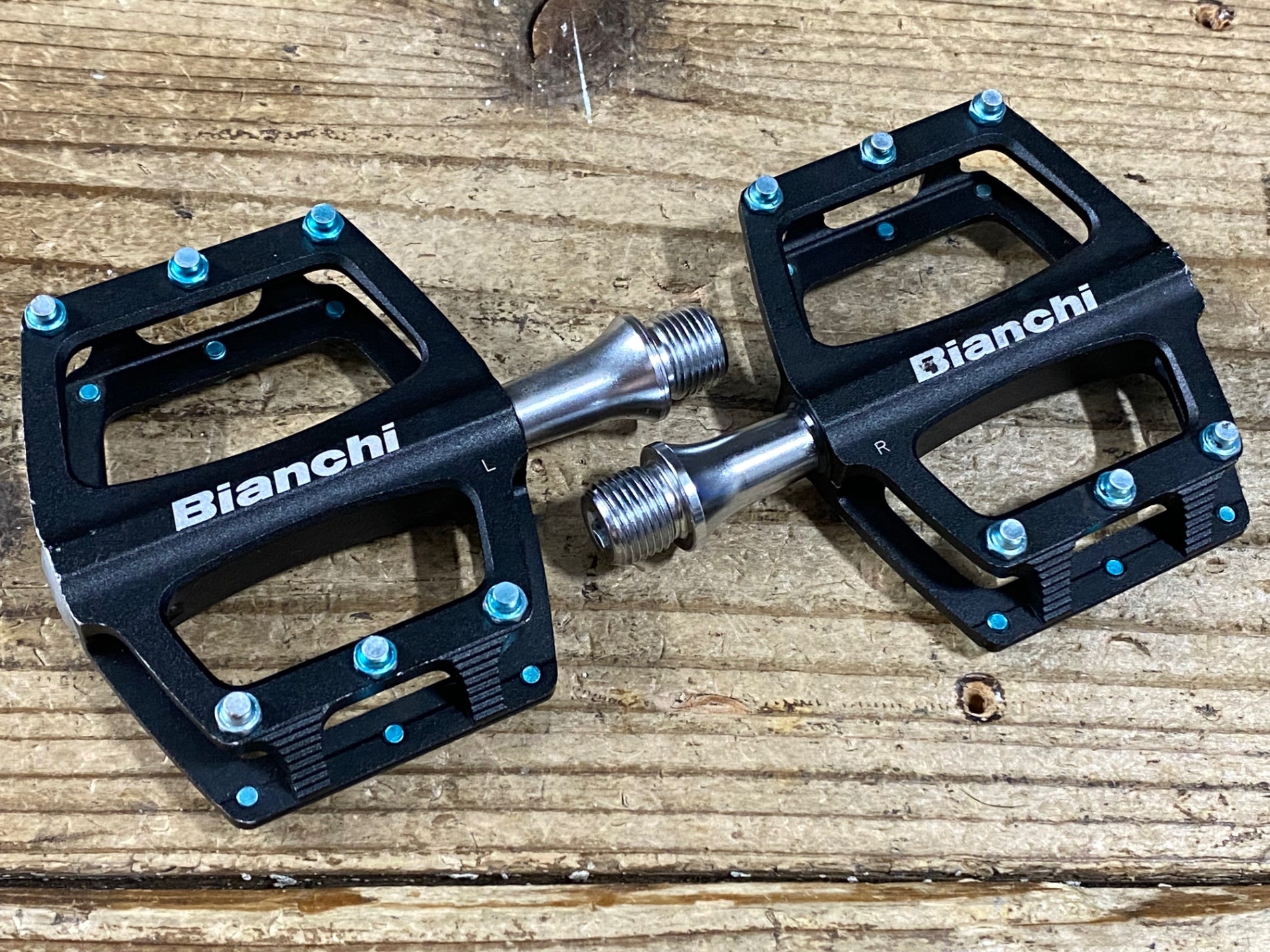 JN934 ビアンキ BIANCHI フラットペダル チェレステ 黒 – BICI AMORE