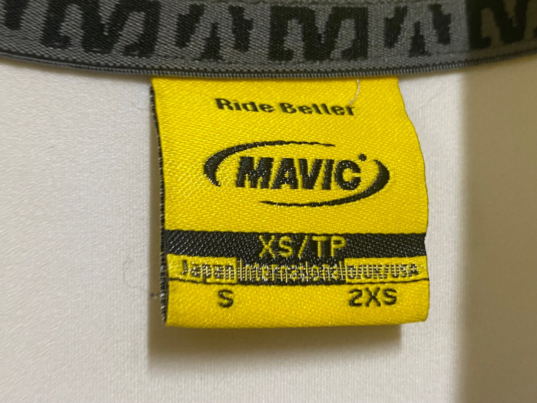 KM215 マヴィック MAVIC 長袖 ウィンドジャケット 白 S スレあり