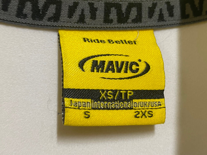 KM215 マヴィック MAVIC 長袖 ウィンドジャケット 白 S スレあり