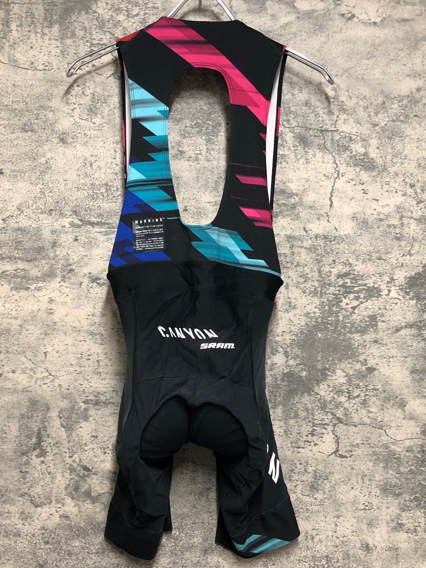 JZ489 ラファ RAPHA CORE BIB SHORTS CANYON ビブショーツ M ※穴あき