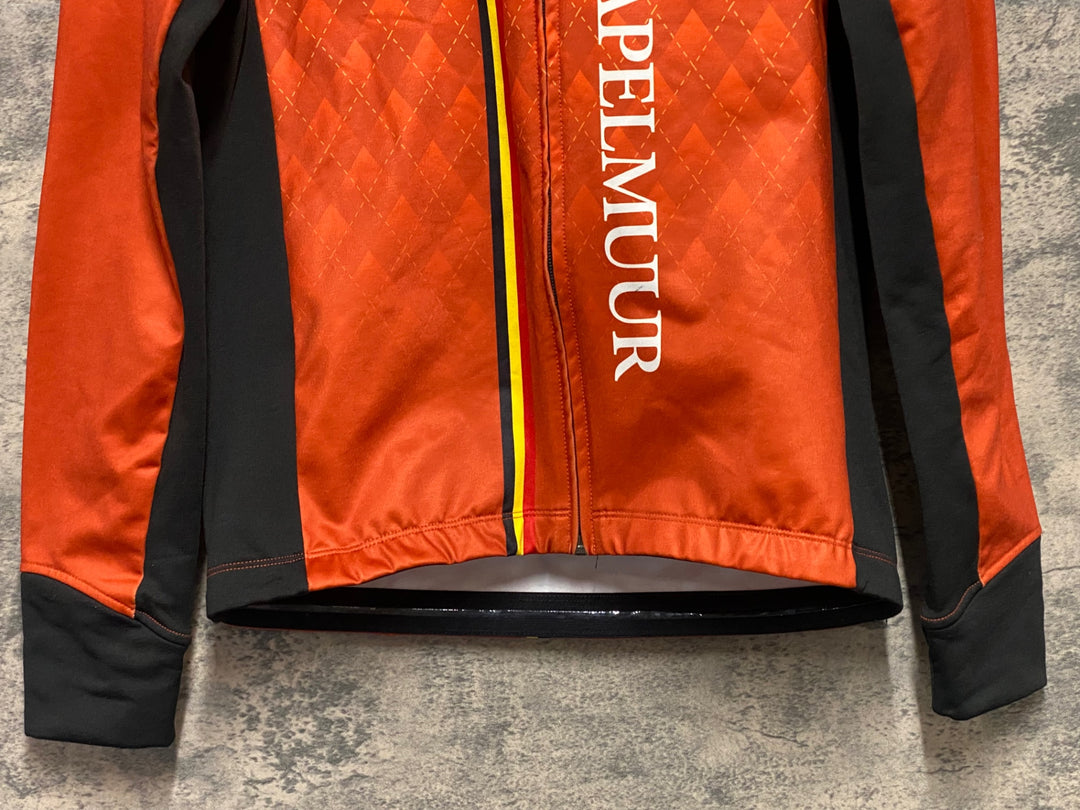 KO399 リオンドカペルミュール Lion de kapelmuur 長袖 サイクルジャケット オレンジ M