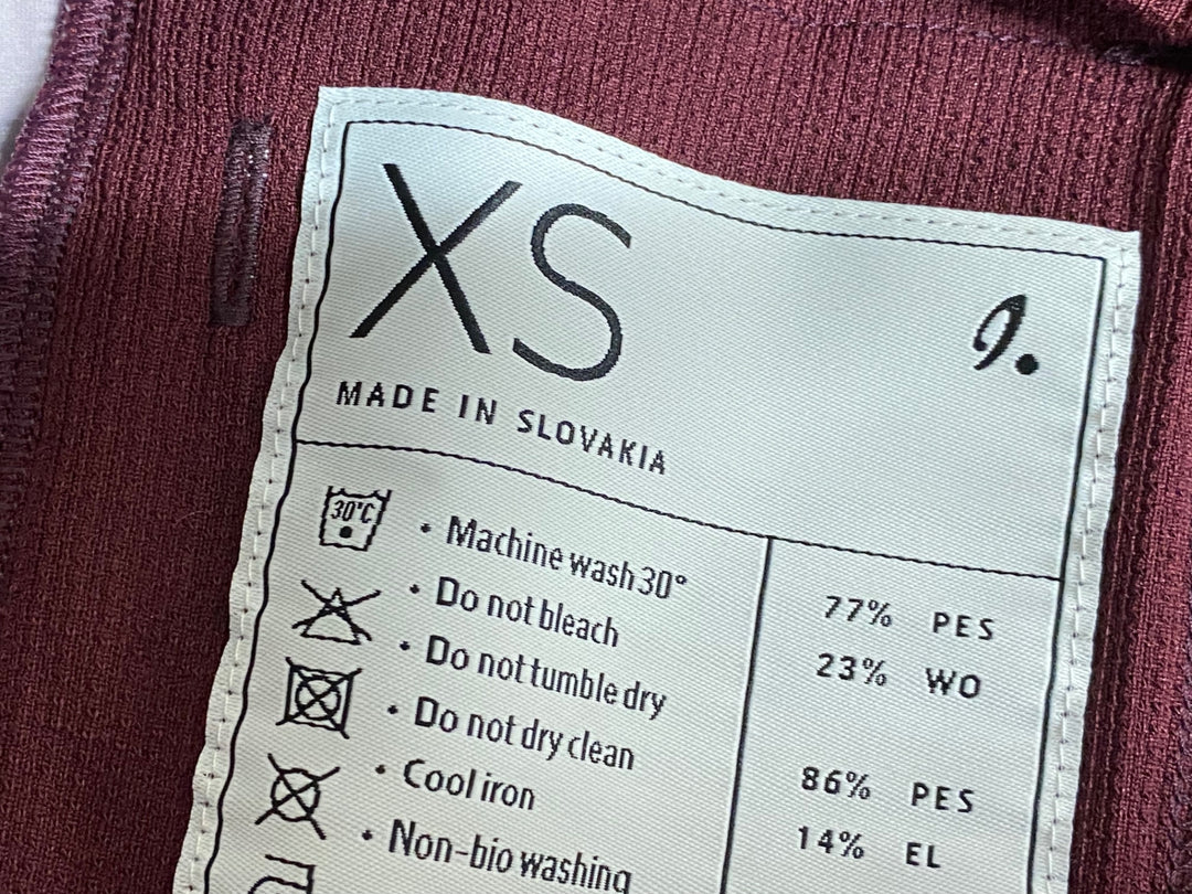 JM536 イザドア Isadore CLIMBER'S JERSEY 半袖 サイクルジャージ 赤 XS ※背面ポケット小穴あり