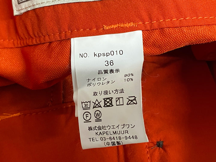 JO892 カペルミュール KAPELMUUR ストレッチショートパンツ オレンジ 36