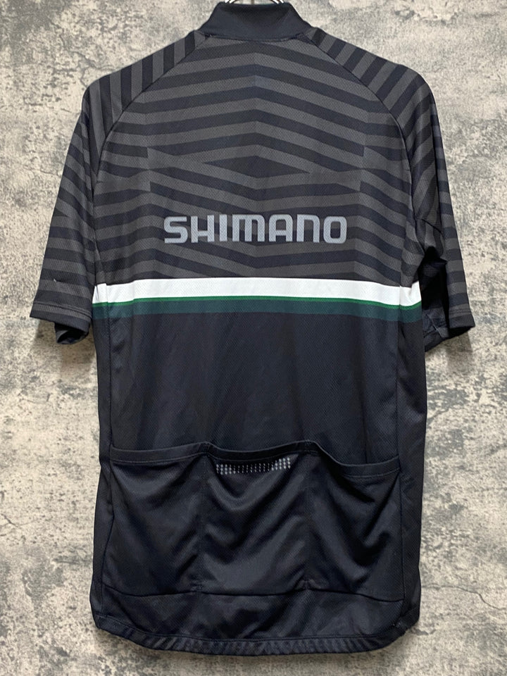 KF209 シマノ SHIMANO 半袖 サイクルジャージ 黒 L