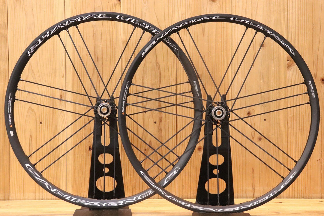 カンパニョーロ CAMPAGNOLO シャマル ウルトラ SHAMAL ULTRA DB アルミ チューブレスレディ ホイールセット シマノ 11S/12S 【芦屋店】