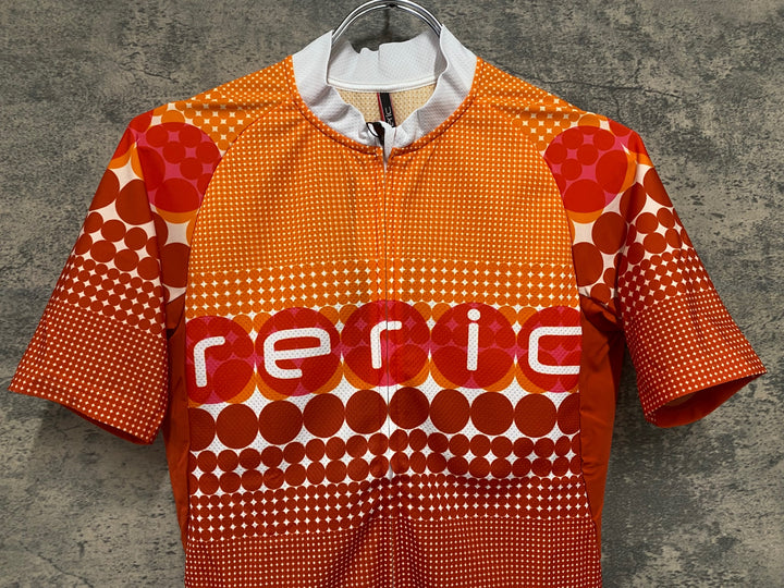 JV967 レリック reric Porca Standerd Jersey 半袖サイクルジャージ オレンジ M
