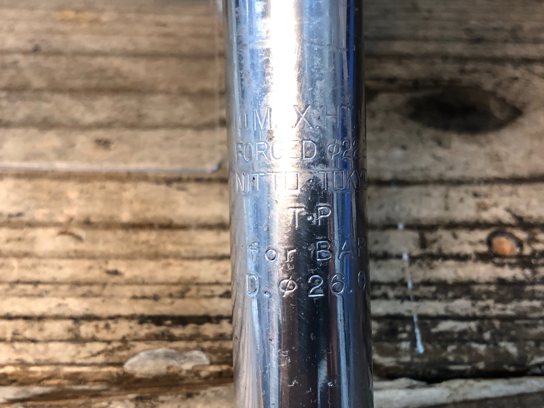 JU196 日東 NITTO Pearl 9 スレッドステム 90mm Φ26.0 FORGEDΦ22.2