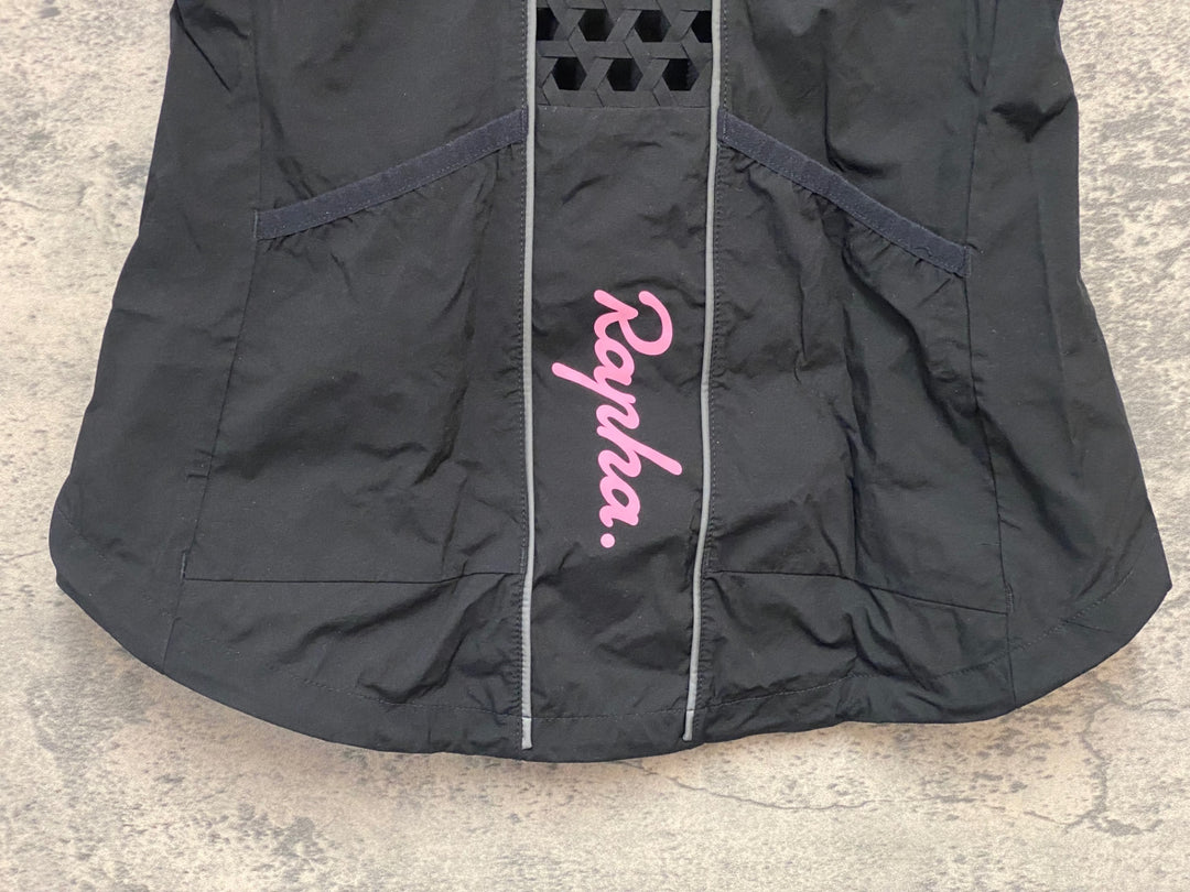 JY113 ラファ Rapha サイクルベスト ジレ 黒 レディース S