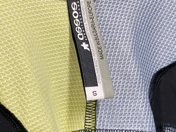 JL101 アソス assos SS.CAPE EPIC XC JERSEY EVO7 半袖 サイクルジャージ 黒 黄緑 S