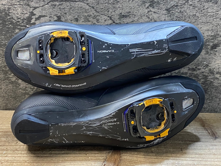 KJ903 シマノ SHIMANO RC7 SHRC701M L01 S ビンディングシューズ 3穴 黒 EU42 WIDE