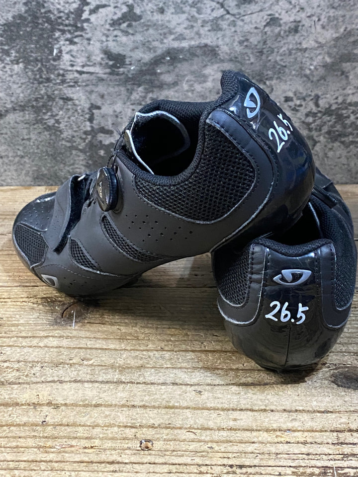 KG394 ジロ GIRO SAVIX ビンディングシューズ 黒 SPD EU43 ペン字あり