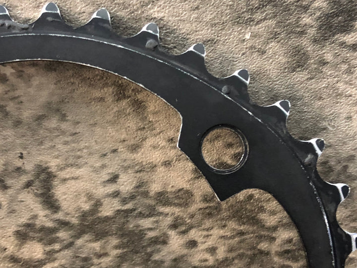 JP898 ライデア RIDEA POWERRING W3T R4-9 楕円 チェーンリング 52/36T 4H BCD110
