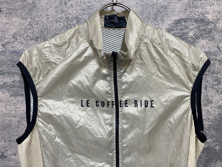 KA854 LE COFFEE RIDE サイクルベスト ジレ ベージュ M
