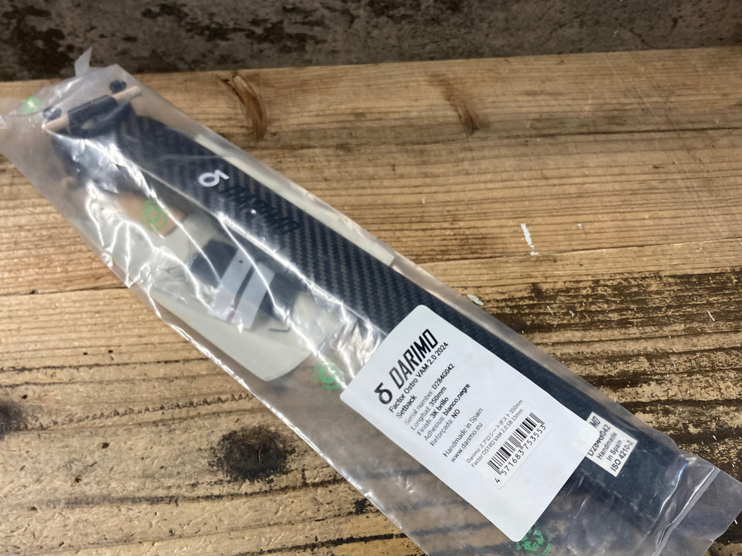 KI763 ダリモ DARIMO エアロシートポスト Factor OSTRO VAM 2.0 Setback 350mm 3Kグロ