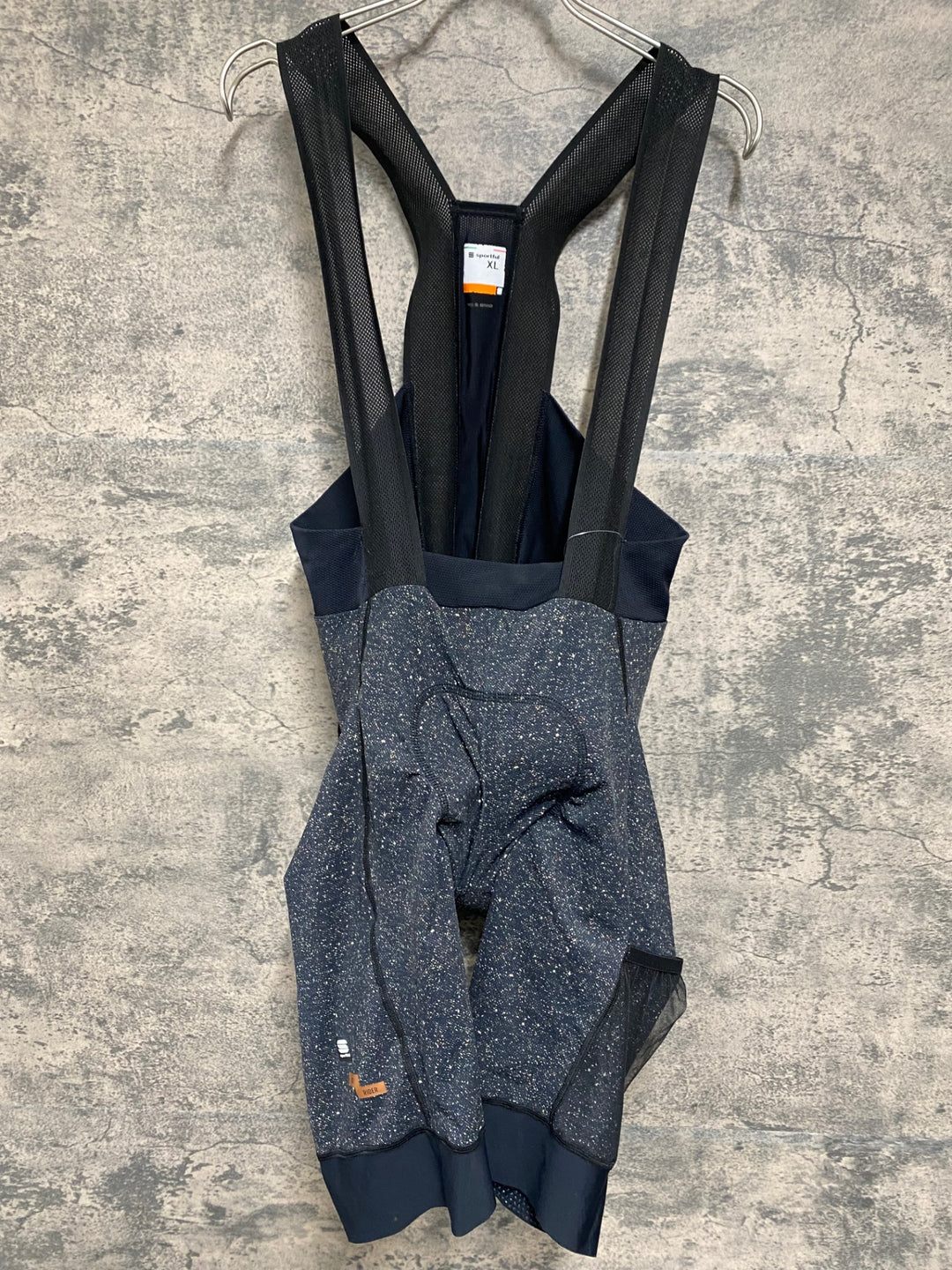 JU989 スポーツフル sportful ビブショーツ 黒 ツイード柄 XL