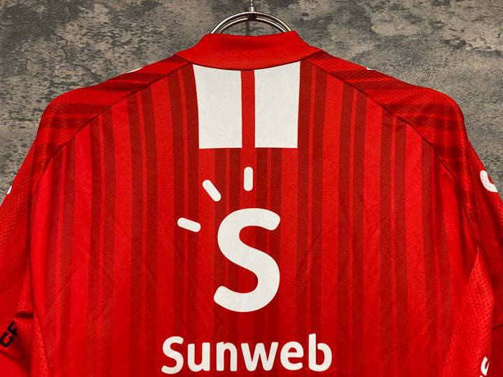 JN207 クラフト CRAFT 半袖 サイクルジャージ 赤 M Team Sunweb