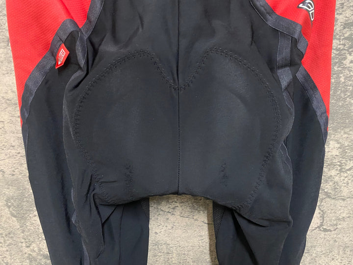 JZ634 パールイズミ PEARL iZUMi レーサータイツ 黒 赤 M 3D NEO WINDBREAK 裏起毛